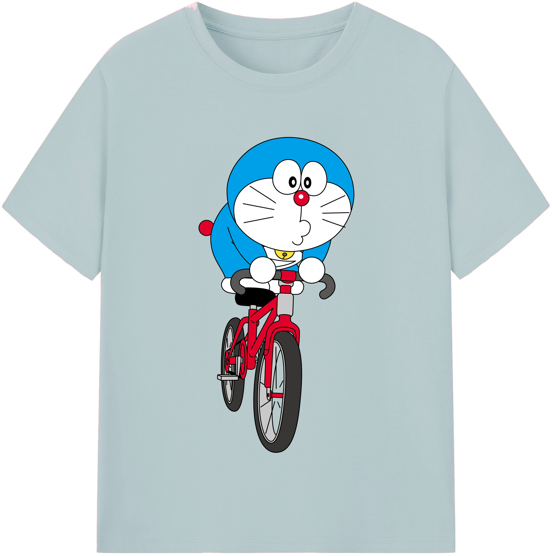 （画像用） ドラえもん Doraemon 綿100％半袖Tシャツ（フロントプリント）